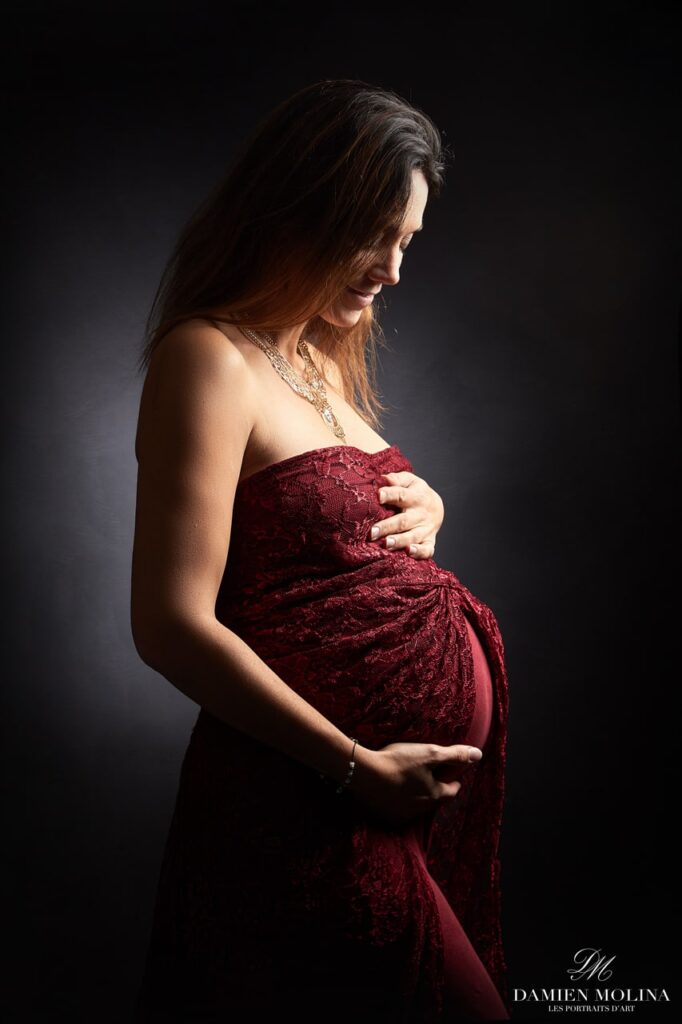 photographe grossesse strasbourg clair obscur