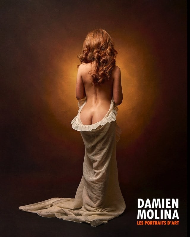 nu-artistique-pictural-drape-ambiance-baroquew - Damien Molina - Photographe