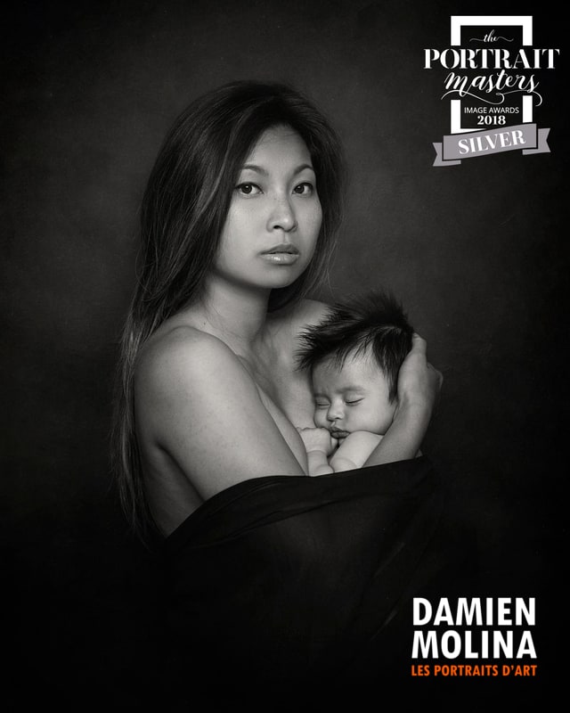 portraitmaster2018-noir-blanc-femme-bebe - Damien Molina - Photographe portraitmaster2018-noir-blanc-femme-bebe