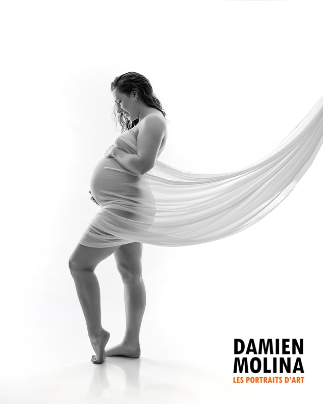 photographe-strasbourg-grossesse-studio - Damien Molina - Photographe Séance photo grossesse à Strasbourg: studio Damien Molina
