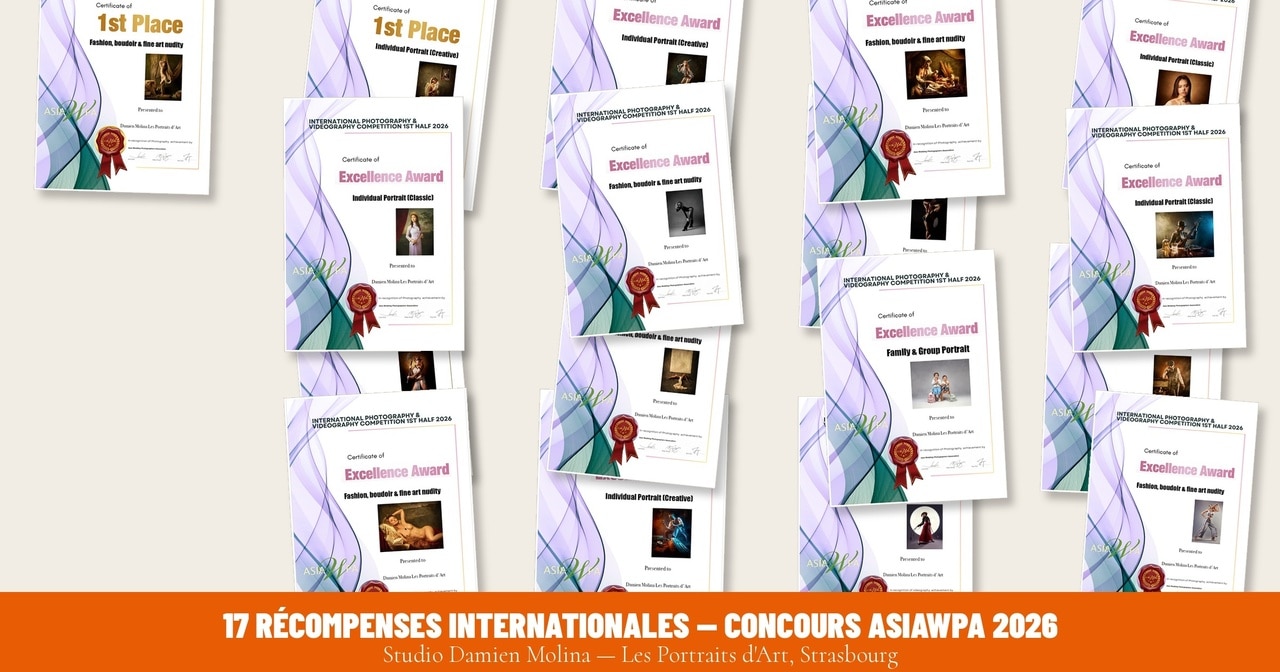 Award AsiaWPA 2026 Damien Molina photographe Strasbourg - Damien Molina - Photographe