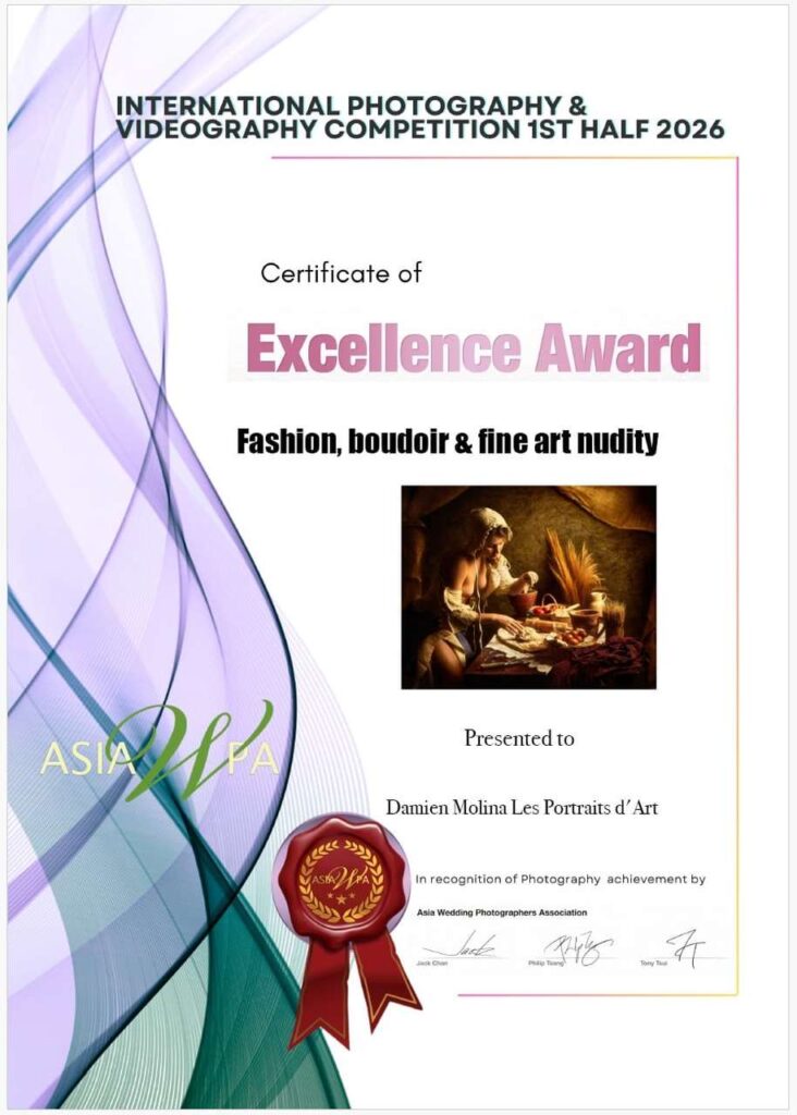 fashion-boudoir-fineart-excellence-patissiere-photographe-strasbourg - Damien Molina - Photographe Photo fine art scène de genre Excellence Award AsiaWPA, Damien Molina photographe Strasbourg